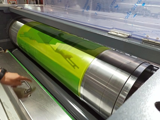 9000sph紫外線Aniloxのローラーが付いているニスによって倹約される点のコータ