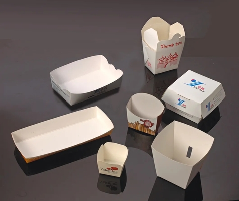 機械50pcs/Minを作る熱気の接着剤のハンバーガーの紙箱