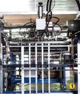 紙のグレージング全体的な UV ワ​​ニスのコーティング機械 25 - 80m/Min