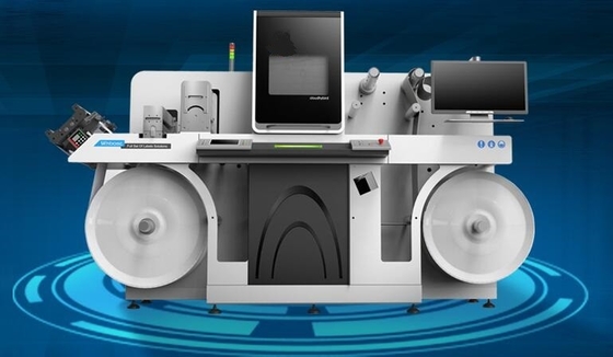 ラベルの強化機械6m/Min - 30m/Min --を押し、ニスをかけるデジタル ホイル