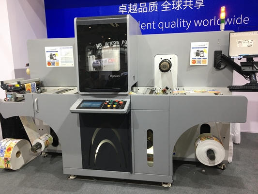 ラベルの強化機械6m/Min - 30m/Min --を押し、ニスをかけるデジタル ホイル