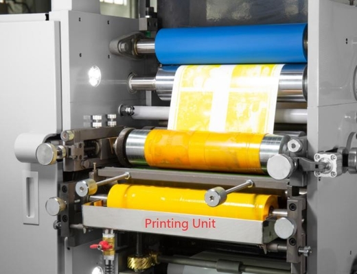ZBS 320 フレクソグラフィックラベル印刷機 310mm UV フレクソラベルプリンター