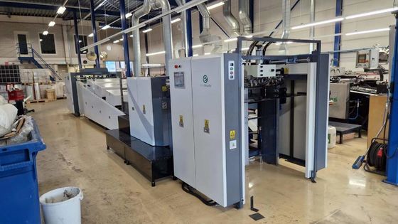 点および全面的な紫外線ニスのコータ1050mmの高速