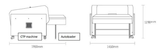 全自動プレート製造機械 統合パンチシステムを持つ熱CTP