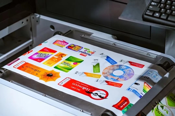 オートマティック ロール ロール フル カラー デジタル ラベル UV インクジェット プリンター