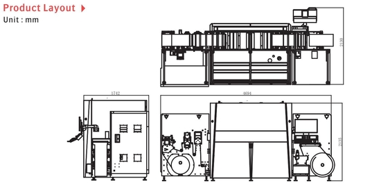 高精度 デジタル ペット プリント ヘッド BOPP PE ラベル 印刷 機