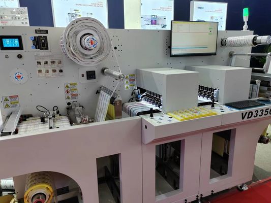 最大27m/分のカット速度と最大330mmのラベル幅を備えたデジタルロールツーシートレーザーダイカッター