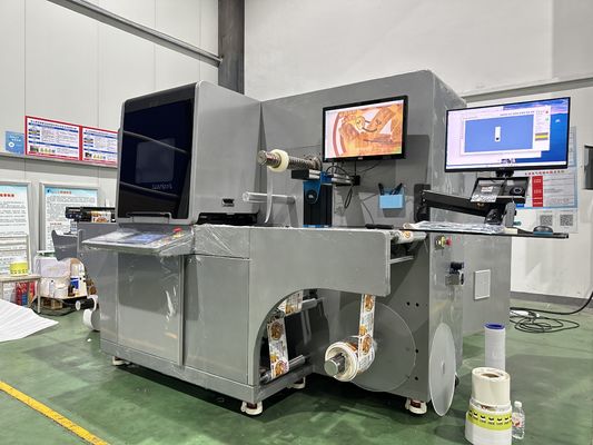 レーベル デジタル 装飾 機械 最大 60 m/min 速度 360 * 360 dpi 解像度 と 10-150 マイクロ 漆層厚さ