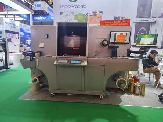 デジタル回転式UVラック印刷と冷凍フライリングマシン