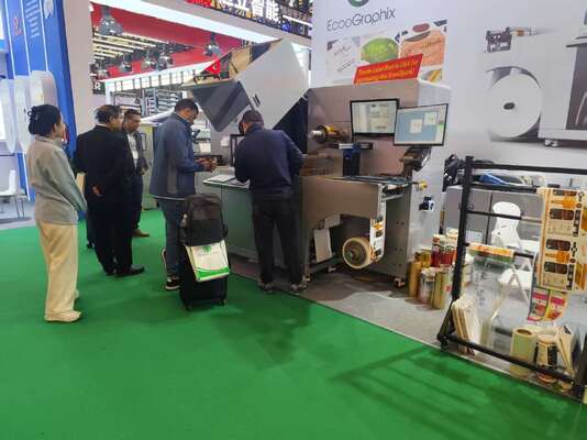 デジタル回転式UVラック印刷と冷凍フライリングマシン