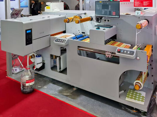 小出力自動デジタルラベル印刷および切断機