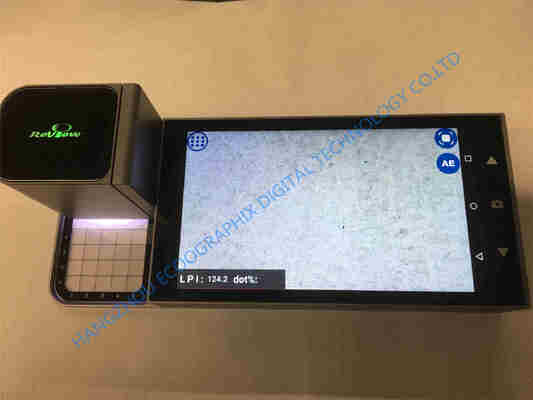 720p HD LCDタッチスクリーン、Android OS搭載のCTP印刷プレート濃度計、リアルタイムHDマイクロイメージドット分析