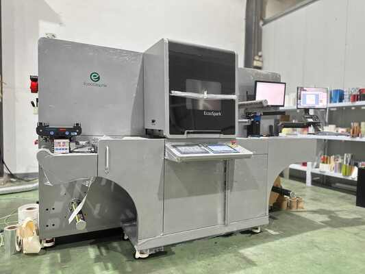 デジタルラベルニス印刷および冷間箔押し強化機 EcooSpark