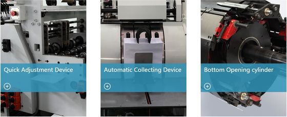 機械を作る40pcs/Min 450GSMの正方形の最下の紙袋