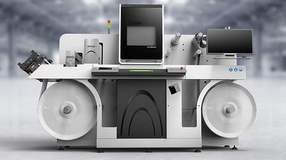 ラベルの増強物を押すホイルにニスをかける50m/minデジタル