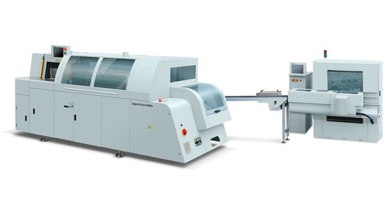 印刷物の4つのクランプが付いている即時デジタル製本機械2000c/h