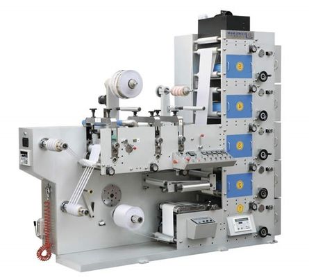 巻き戻す自動紫外線ラベルのFlexoの印字機600mm