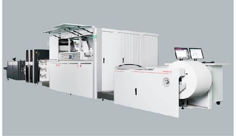 540mm 幅デジタルインクジェットプリンター 600dpi*1200dpi 100m/min